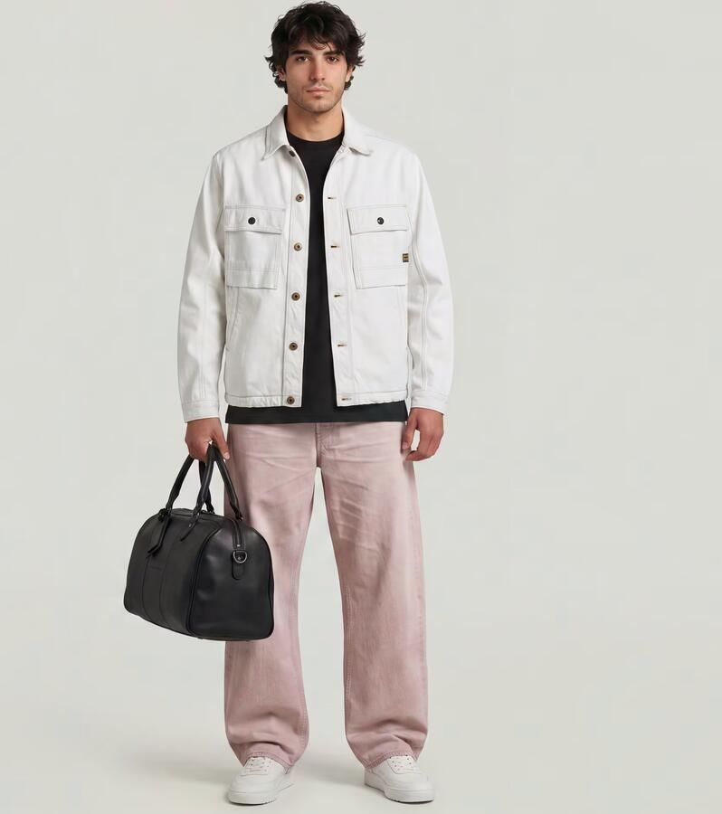 G-Star RAW Bend Loose Jeans Roze Heren - Foto 5
