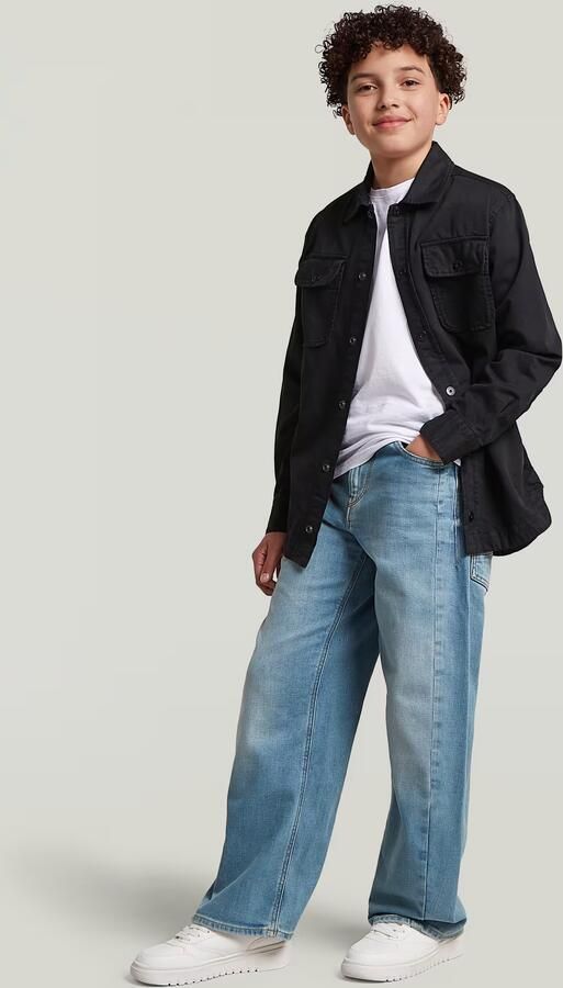 G-Star RAW Bend Loose Jeans voor jongens Midden blauw jongens - Foto 4