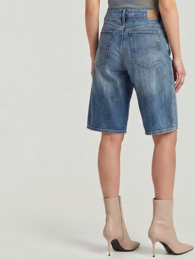 G-Star RAW Bermuda Clean Edge Short Donkerblauw Dames - Foto 6