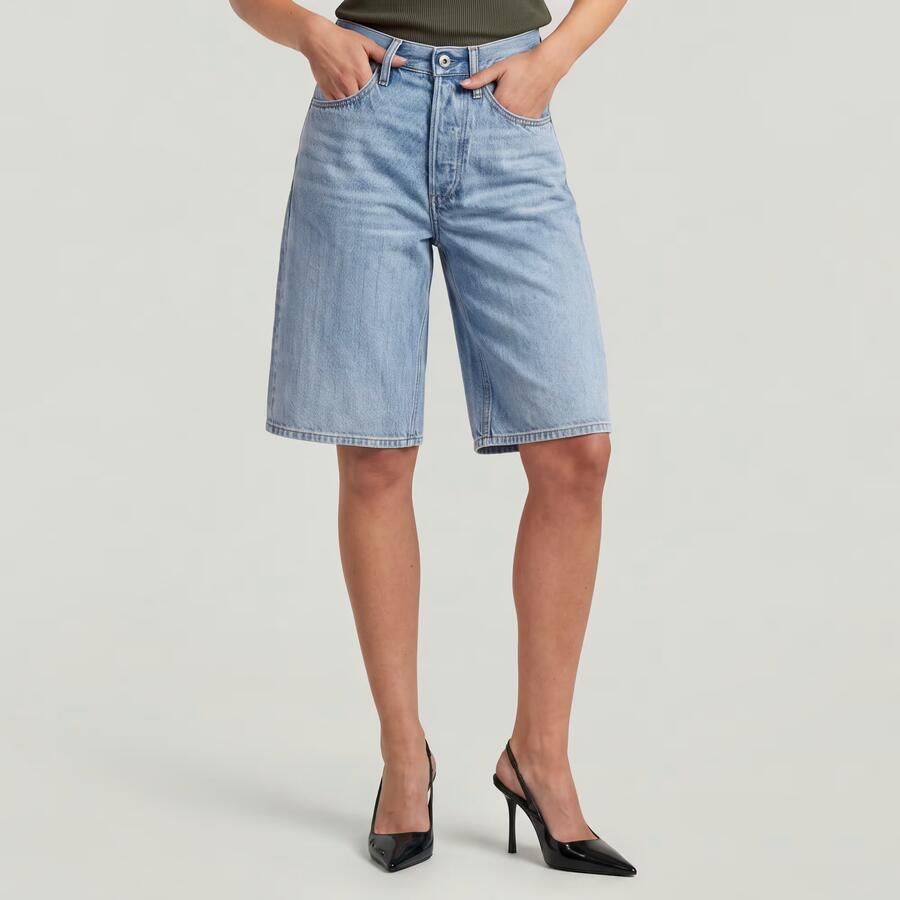 G-Star RAW Bermuda Clean Edge Short Lichtblauw Dames - Foto 3