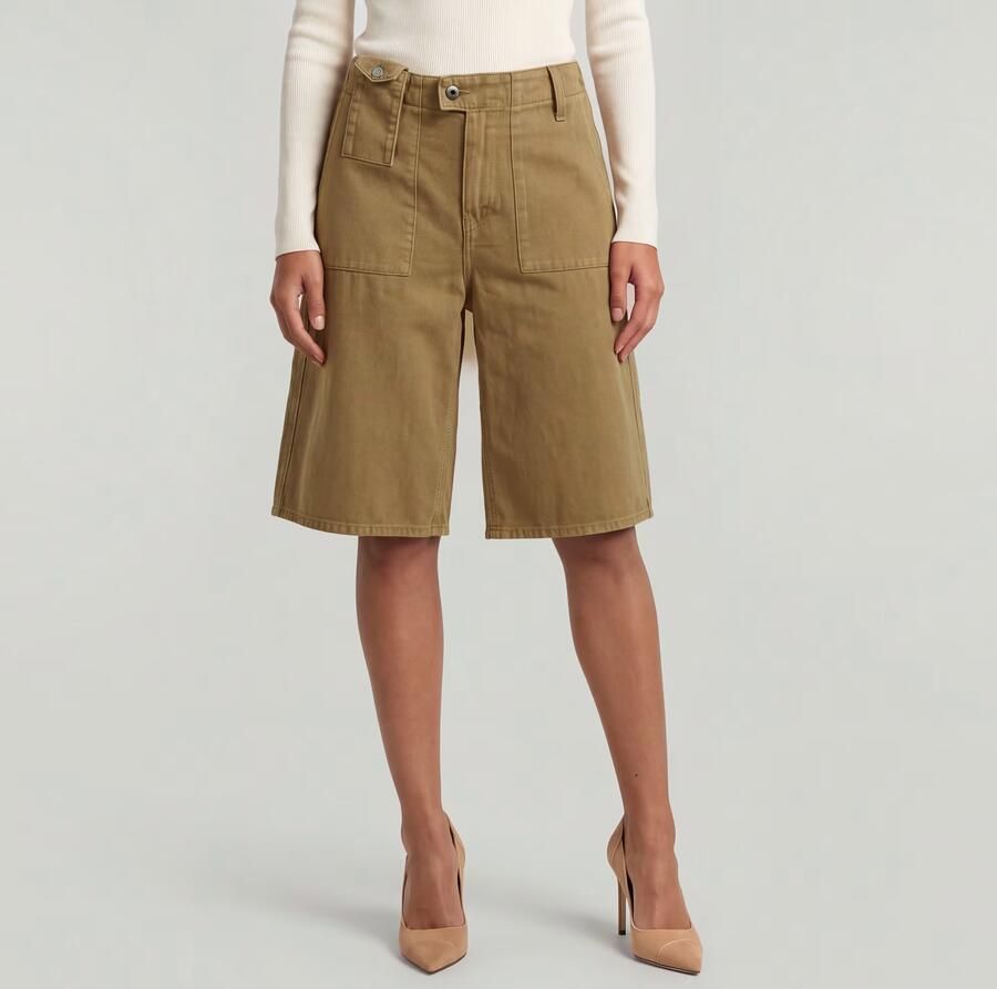 G-Star RAW Bermuda Short Beige Dames