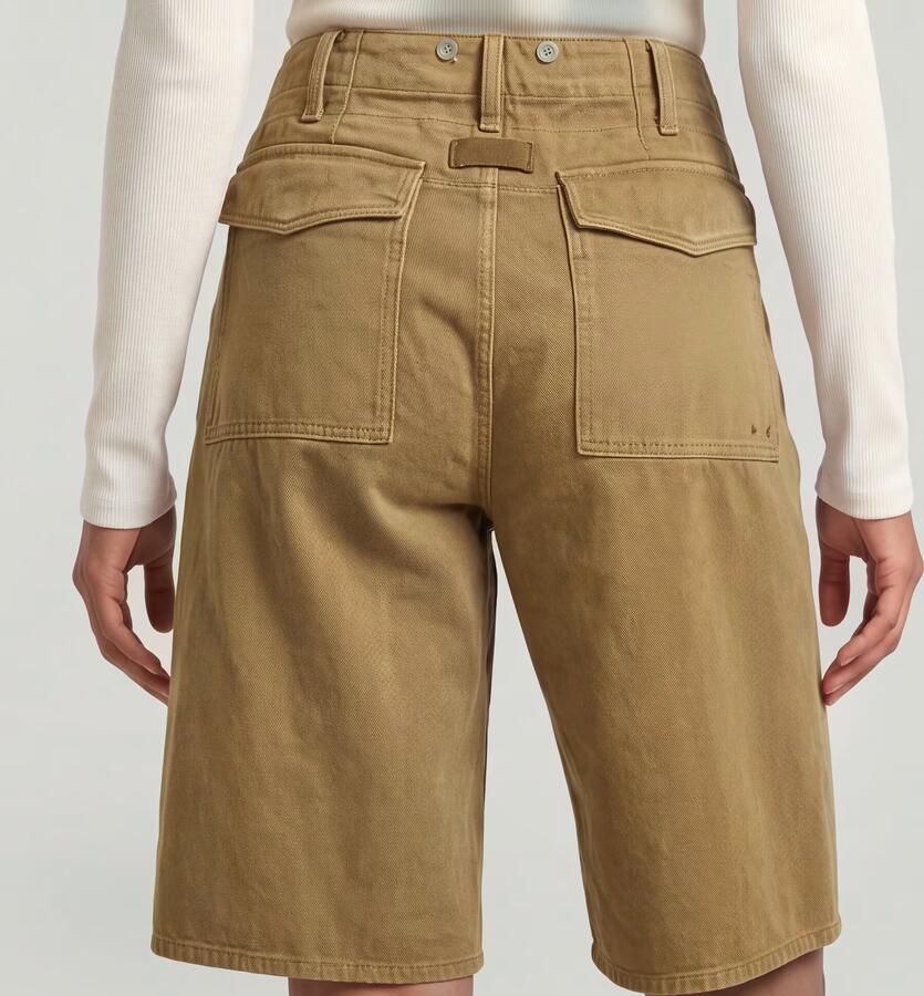 G-Star RAW Bermuda Short Beige Dames - Foto 5