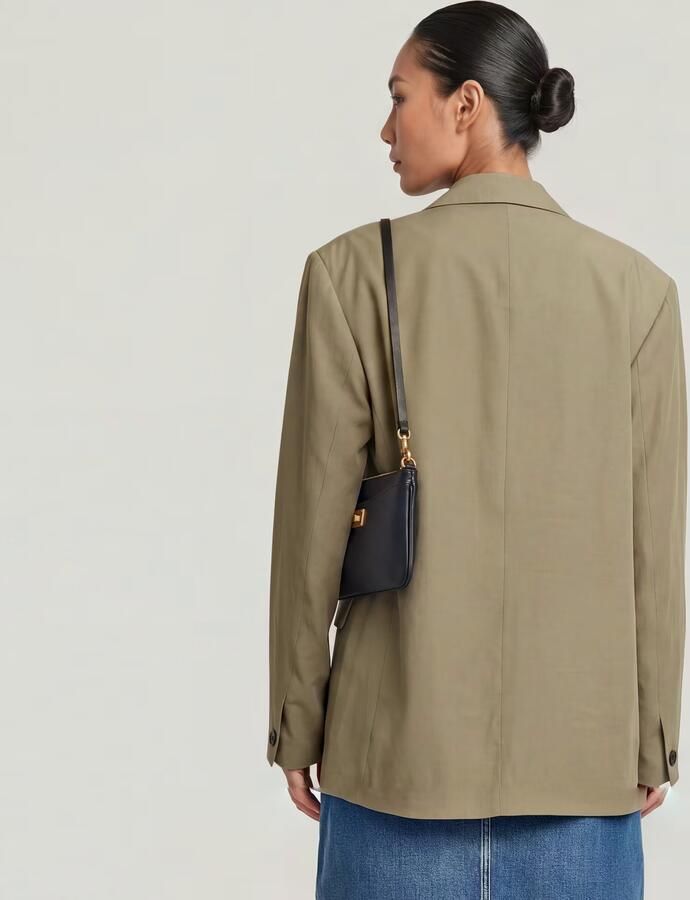 G-Star RAW Big Boyfriend Blazer Groen Dames - Foto 4
