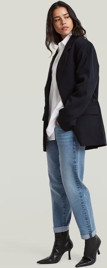 G-Star RAW Big Boyfriend Oversized Blazer Donkerblauw Dames - Foto 5