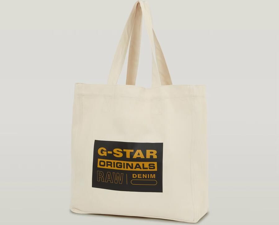 G-Star RAW Big Tote Bag Wit Heren - Foto 4