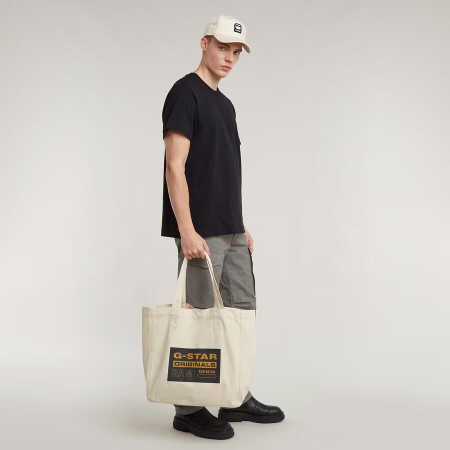 G-Star RAW Big Tote Bag Wit Heren