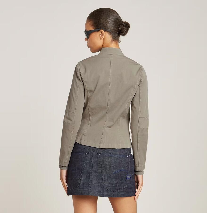 G-Star RAW Biker Jack Beige Dames - Foto 4