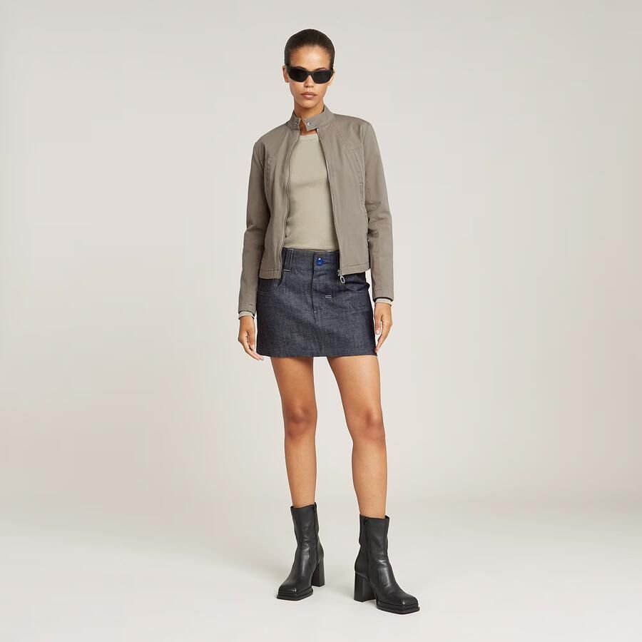 G-Star RAW Biker Jack Beige Dames