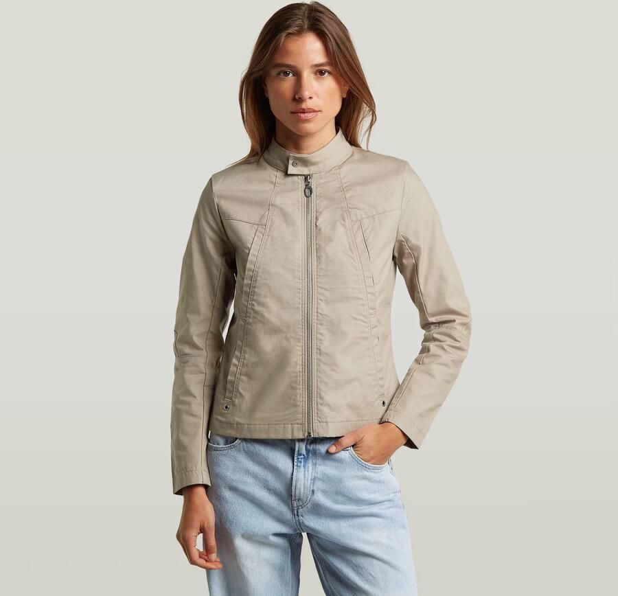 G-Star RAW Biker Jack Beige Dames