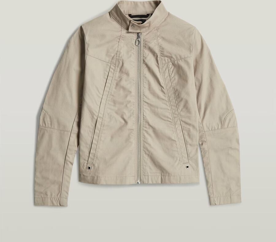 G-Star RAW Biker Jack Beige Dames - Foto 6