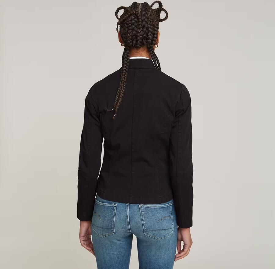 G-Star RAW Biker Jack Zwart Dames - Foto 5