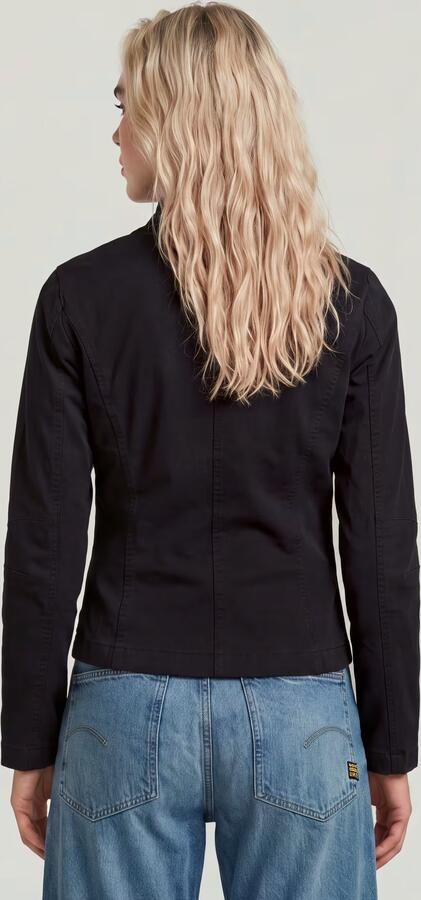 G-Star RAW Biker Jack Zwart Dames - Foto 11