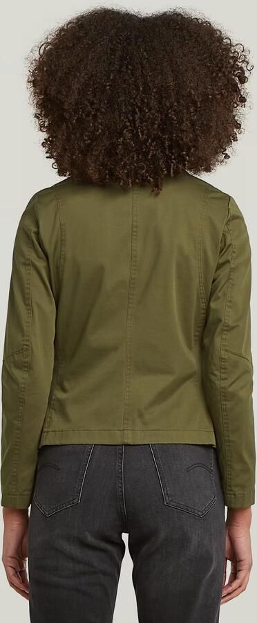 G-Star RAW Biker Overshirt Groen Dames - Foto 5
