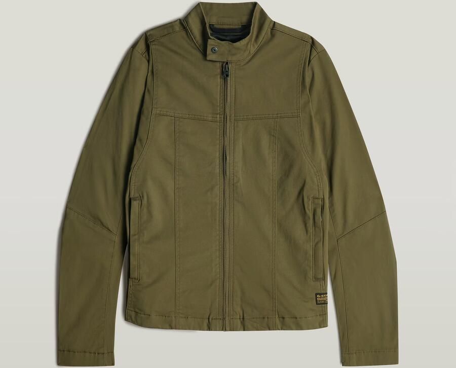 G-Star RAW Biker Overshirt Groen Dames - Foto 3