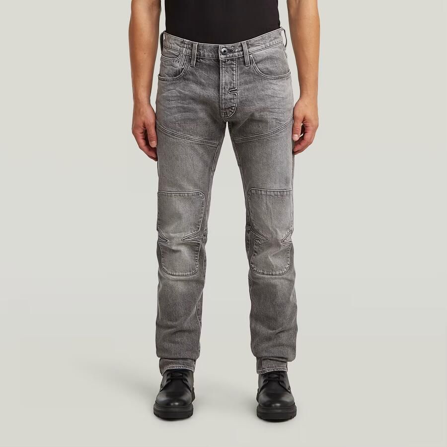 G-Star RAW Biker Patched Slim Jeans Grijs Heren