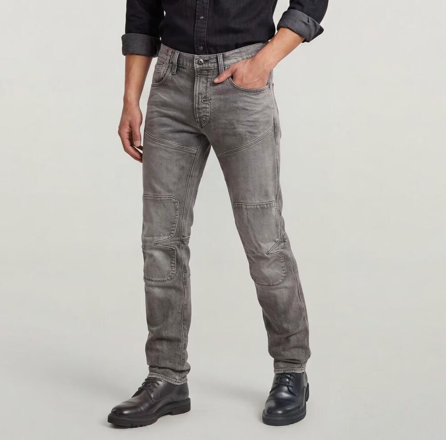 G-Star RAW Biker Patched Slim Jeans Grijs Heren - Foto 5