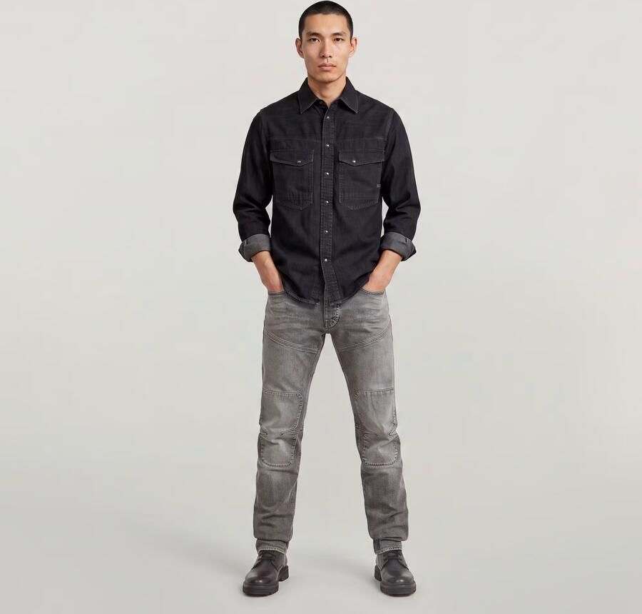 G-Star RAW Biker Patched Slim Jeans Grijs Heren - Foto 6