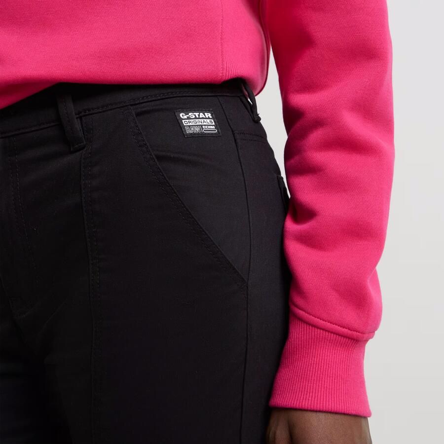 G-Star RAW Biker Skinny Broek Zwart Dames - Foto 4