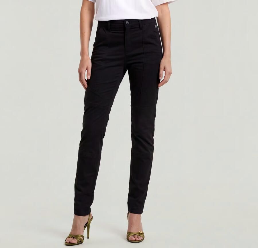 G-Star RAW Biker Skinny Broek Zwart Dames - Foto 5
