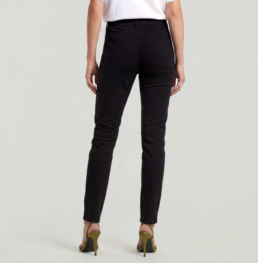 G-Star RAW Biker Skinny Broek Zwart Dames - Foto 3