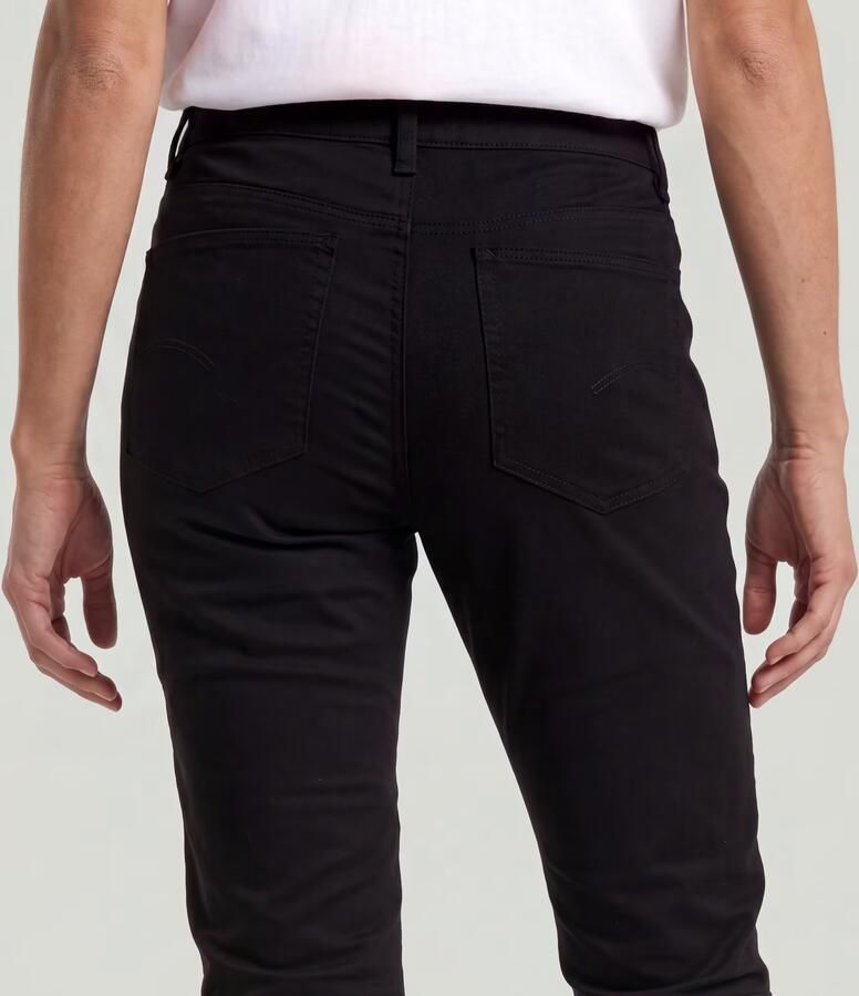 G-Star RAW Biker Skinny Broek Zwart Dames - Foto 6