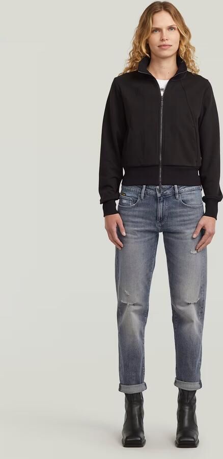 G-Star RAW Biker Slim Sweater Jacket Zwart Dames - Foto 6