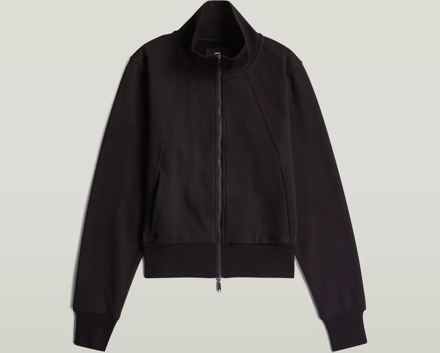 G-Star RAW Biker Slim Sweater Jacket Zwart Dames - Foto 3
