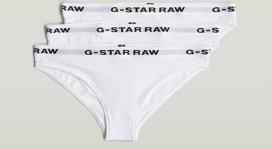 G-Star RAW Bikini Slip Set Van 3 Wit Dames - Foto 7