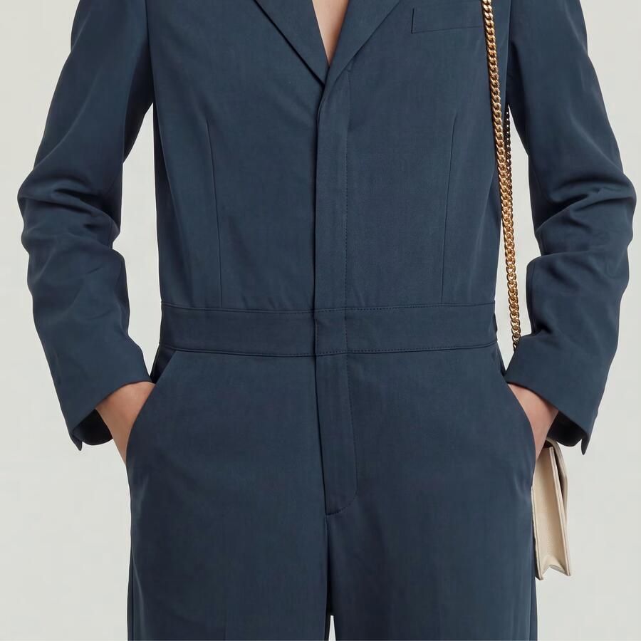 G-Star RAW Blazer Jumpsuit Donkerblauw Dames - Foto 3