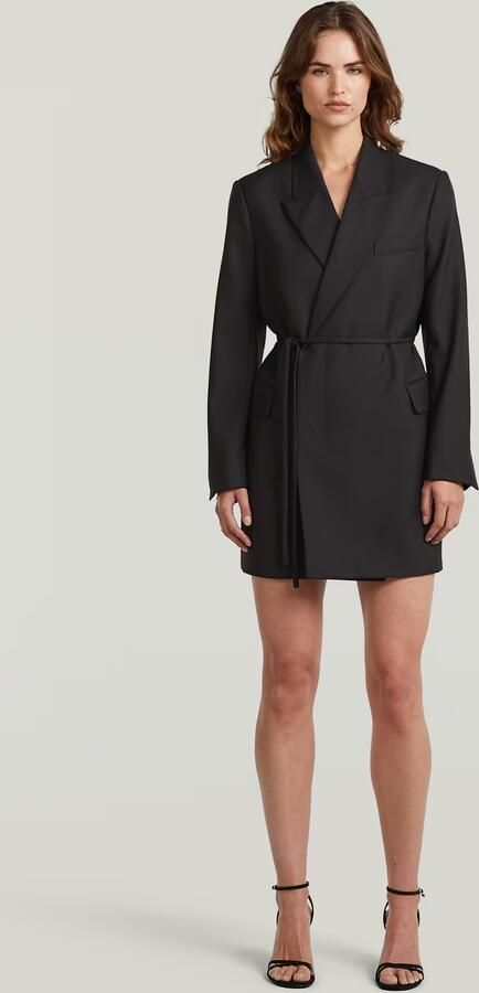 G-Star RAW Blazer Jurk Zwart Dames