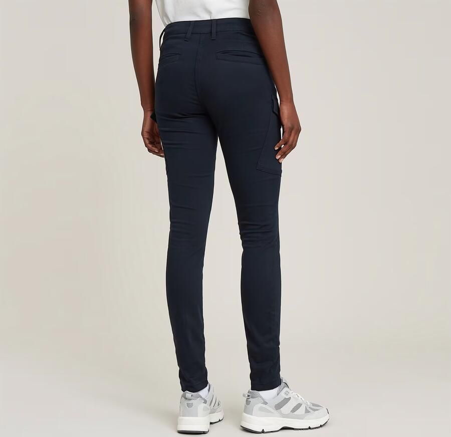 G-Star RAW Blossite G-Shape Army High Skinny Broek Donkerblauw Dames - Foto 6