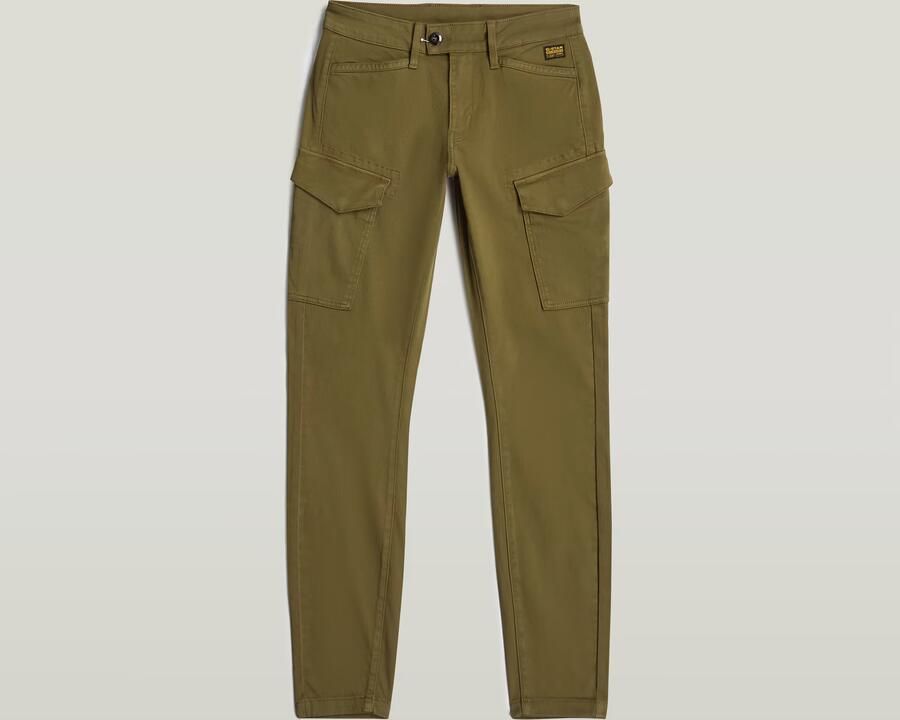 G-Star RAW Blossite G-Shape Army High Skinny Broek Groen Dames - Foto 4