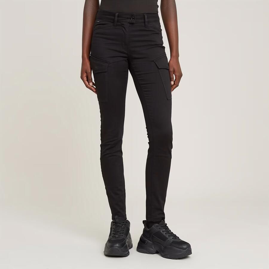 G-Star RAW Blossite G-Shape Army High Skinny Broek Zwart Dames