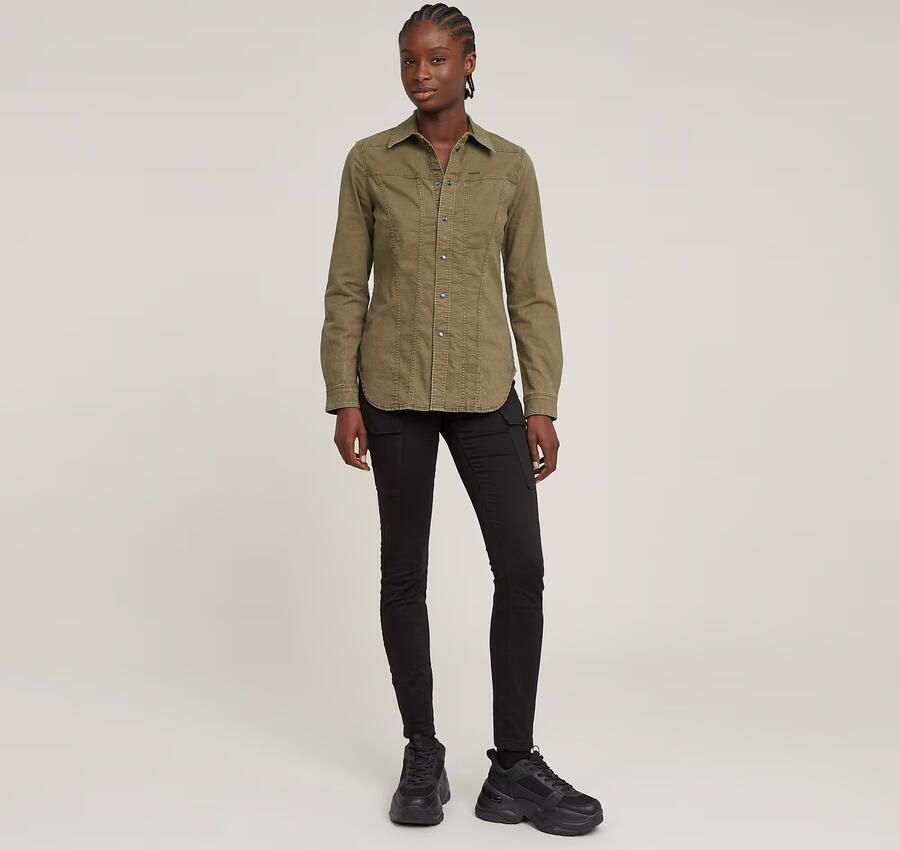 G-Star RAW Blossite G-Shape Army High Skinny Broek Zwart Dames - Foto 5