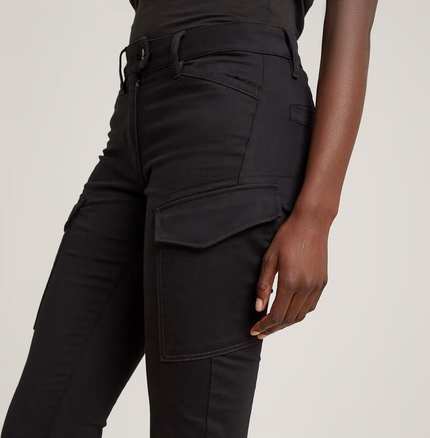 G-Star RAW Blossite G-Shape Army High Skinny Broek Zwart Dames - Foto 4