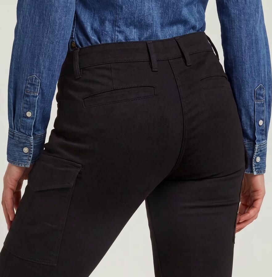 G-Star RAW Blossite G-Shape Army High Skinny Broek Zwart Dames - Foto 5