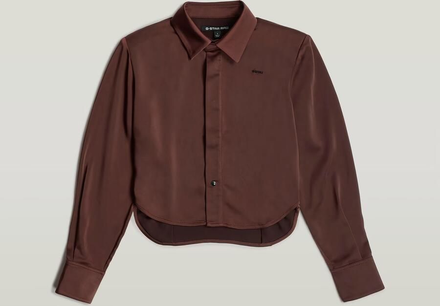 G-Star RAW Blouse Holiday Cropped Rood Dames - Foto 7