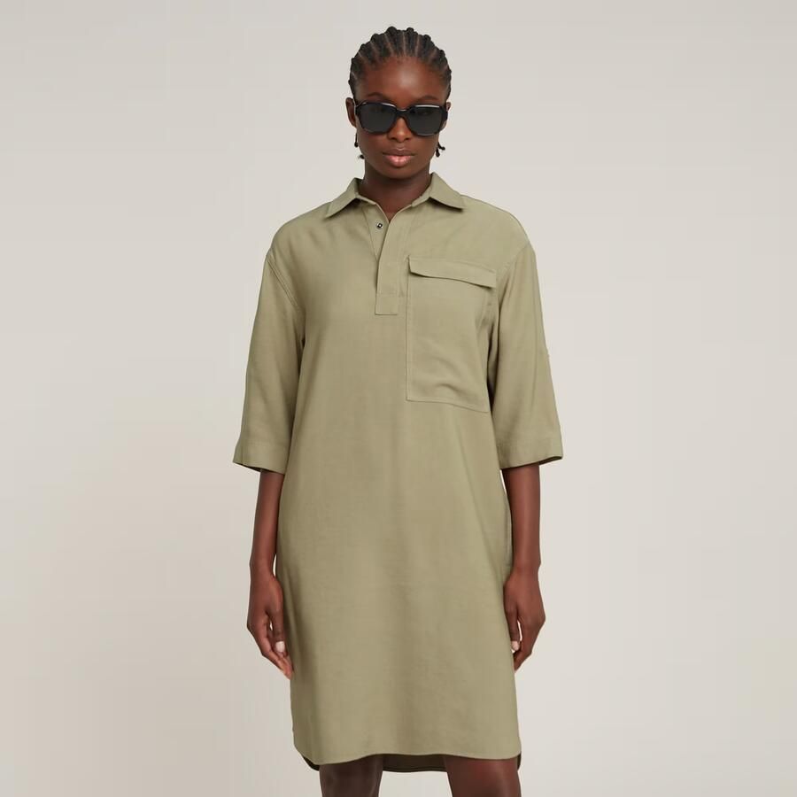 G-Star RAW Blousejurk Groen Dames