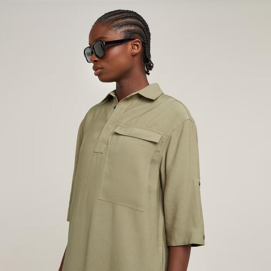 G-Star RAW Blousejurk Groen Dames - Foto 2