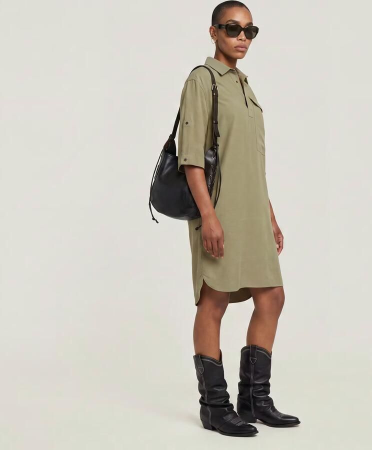 G-Star RAW Blousejurk Groen Dames - Foto 5