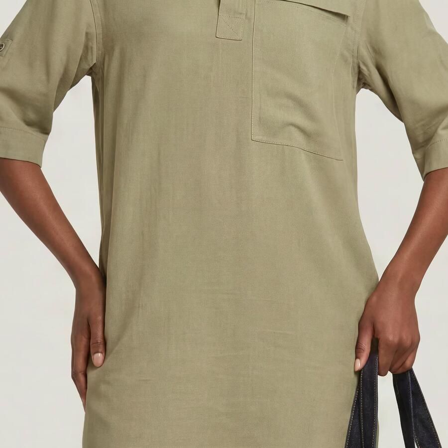 G-Star RAW Blousejurk Groen Dames - Foto 3