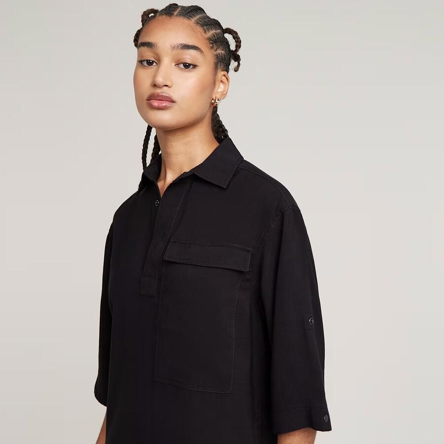 G-Star RAW Shirtjurk Shirt dress met oprolbare mouwen - Foto 4