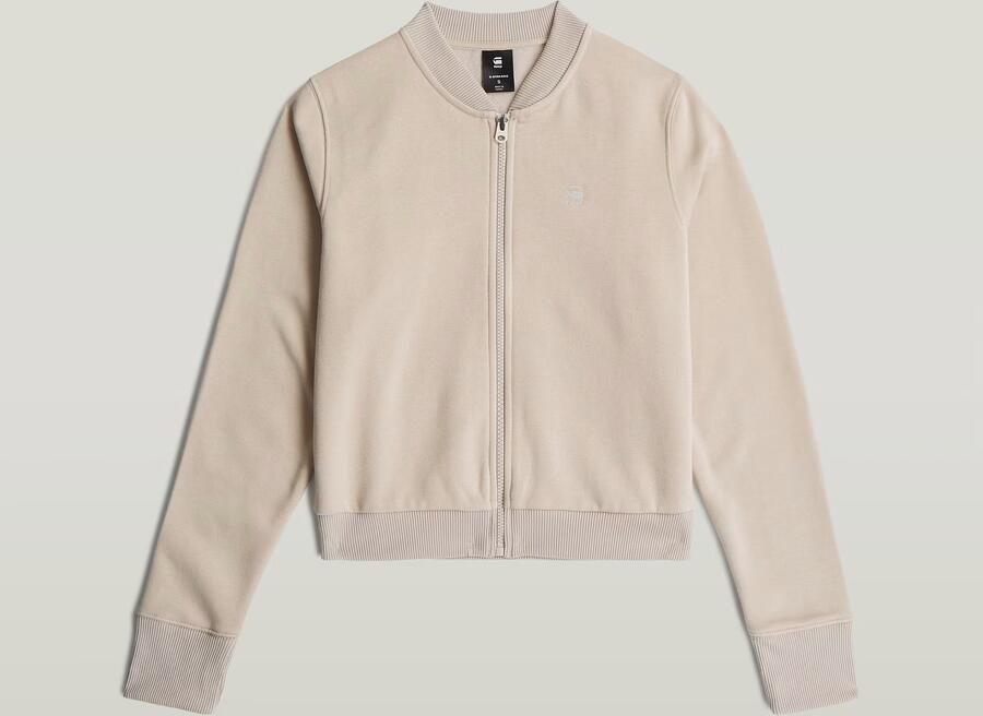G-Star RAW Bomber Sweater Beige Dames - Foto 2