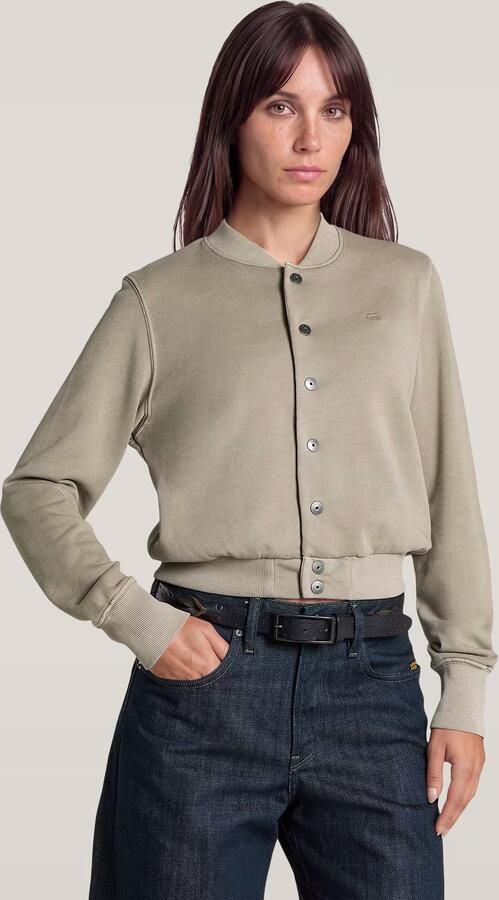 G-Star RAW Bomber T-Shirt Beige Dames - Foto 3