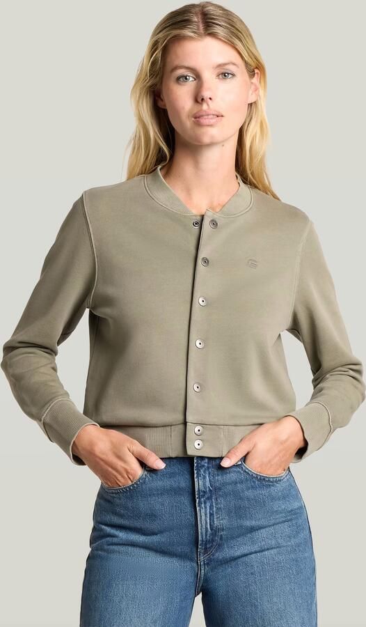 G-Star RAW Bomber T-Shirt Groen Dames