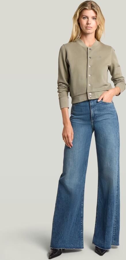 G-Star RAW Bomber T-Shirt Groen Dames - Foto 4