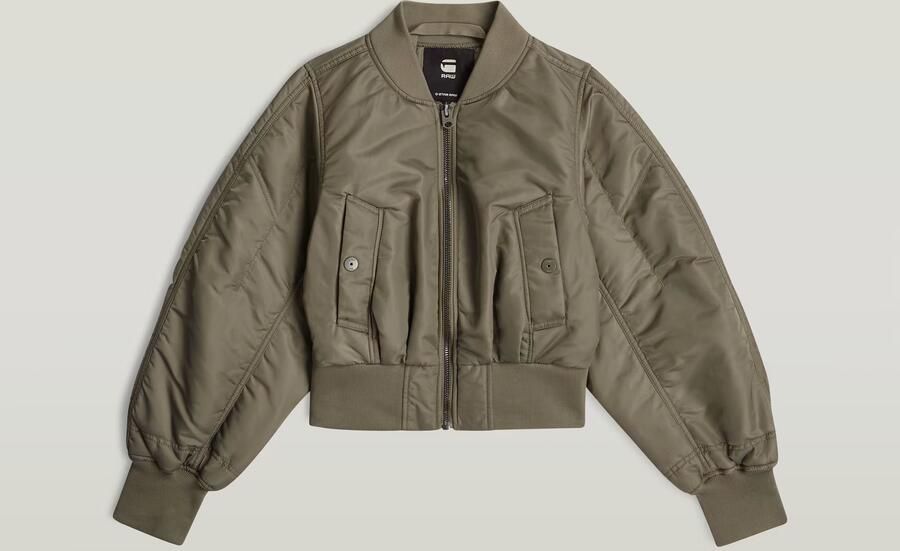 G-Star RAW Bomberjack Bruin Dames - Foto 4