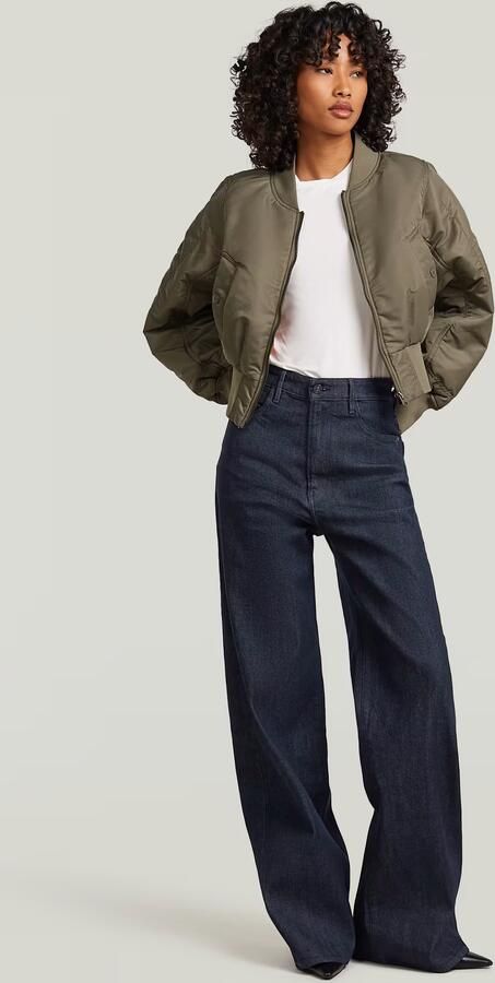 G-Star RAW Bomberjack Bruin Dames - Foto 6
