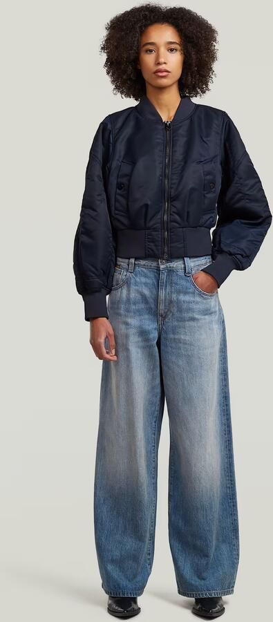 G-Star RAW Bomberjack Donkerblauw Dames - Foto 6