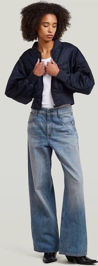 G-Star RAW Bomberjack Donkerblauw Dames - Foto 7